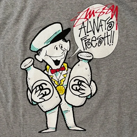 NWOT - Stussy Always Fresh T-Shirt - Picture 4 of 8